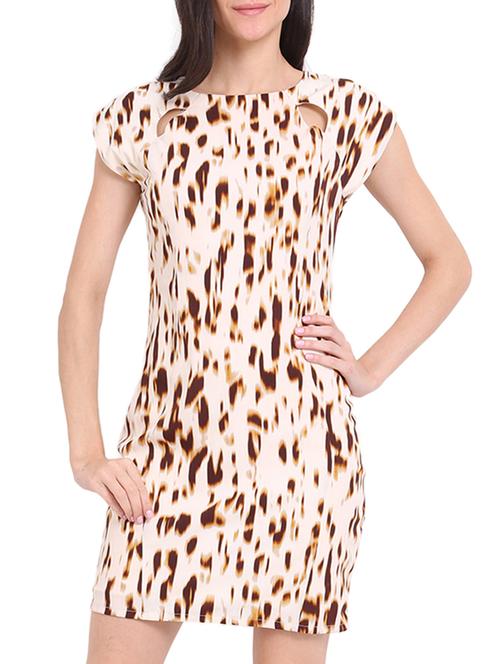 Animal Print Cut Out Dress - 960725 - Very Small Image - 1