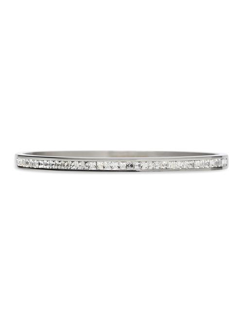 swarovski crystal embellished silver bracelet - 9615550 - Very Small Image - 1