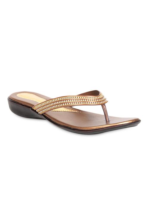 Stone Embellished Toe Separator Sandals - 963757 - Very Small Image - 1