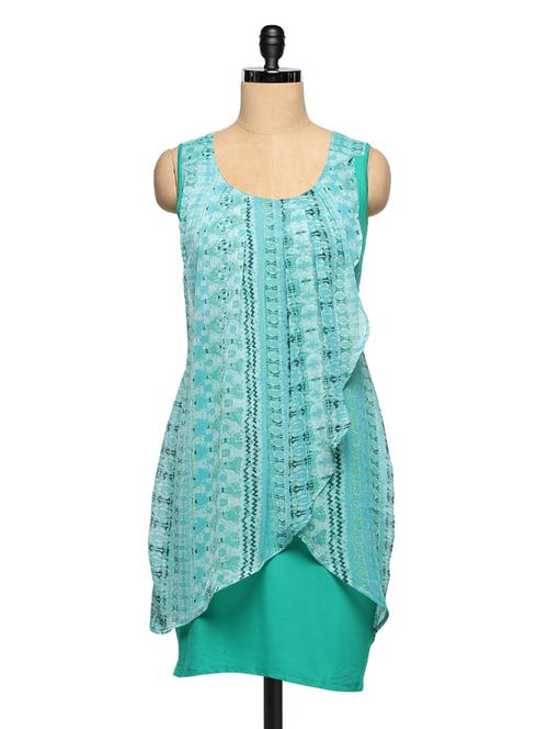 layered  green romantic dress - 969995 - Very Small Image - 1