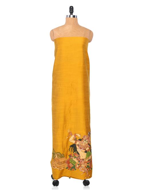 chandramukhi hand painted kurta material - 970371 - Very Small Image - 1