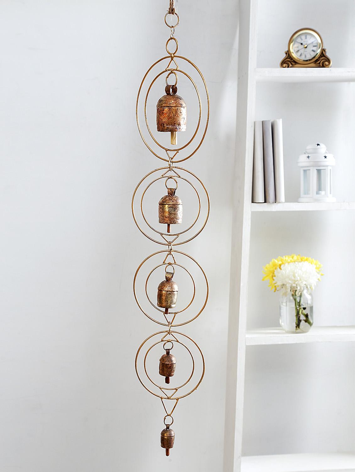 gold copper bells wind chime - 9731881 -  Zoom Image - 0