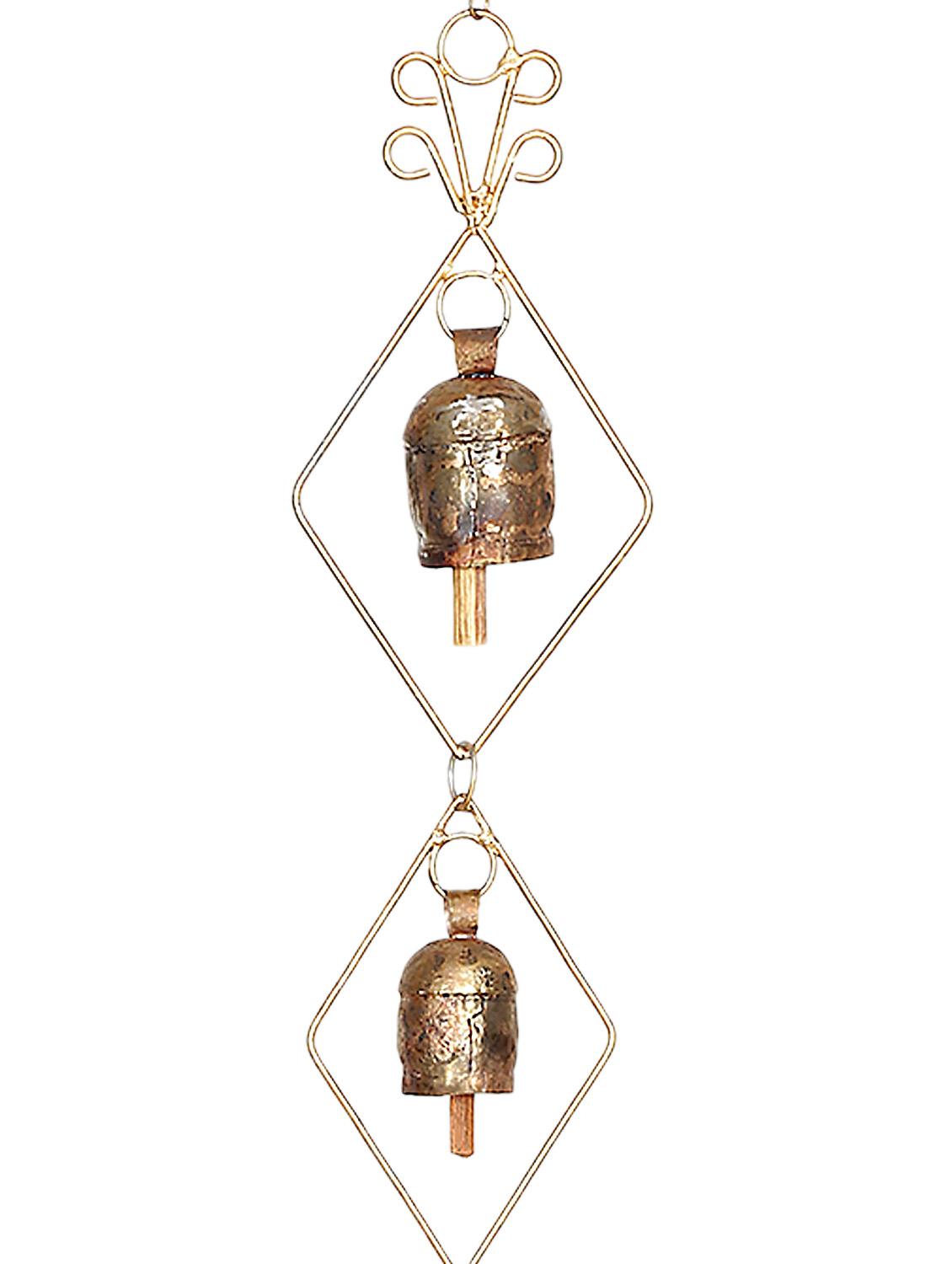 gold copper bells wind chime - 9731883 - Standard Image - 3