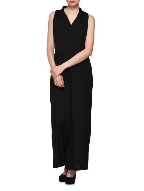 Black  Polyester Jumpsuit - 974818 - Very Small Image - 1