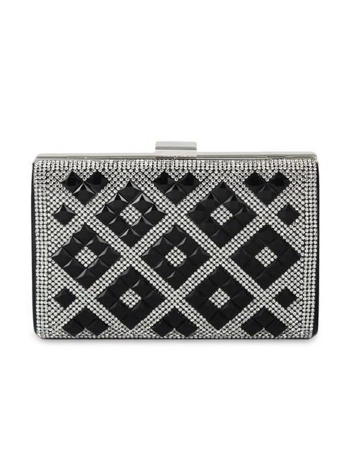 black leatherette clutch - 9784051 - Very Small Image - 1