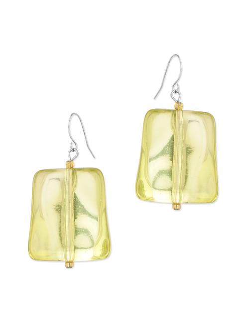 Bright Green Crystal Earrings - 978919 - Very Small Image - 1