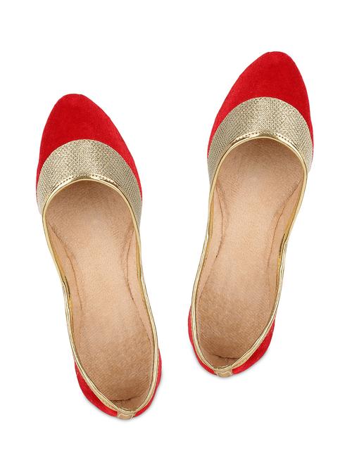 red synthetic leather  jutis - 9790590 - Very Small Image - 1