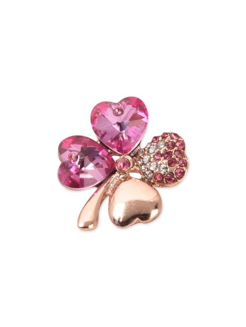 Pink Clover Brooch - 9814201 - Very Small Image - 1