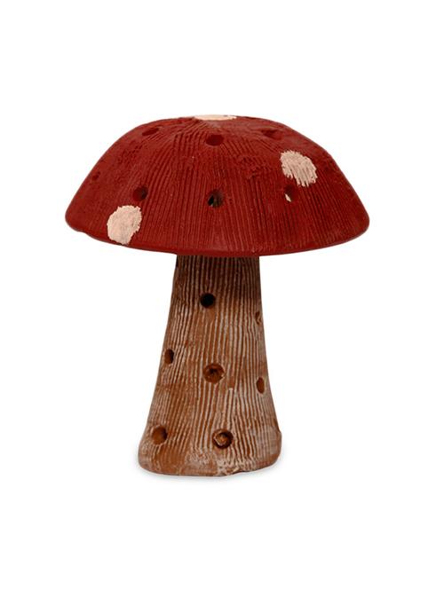 mushroom terracotta handpainted in red - 984699 - Very Small Image - 1