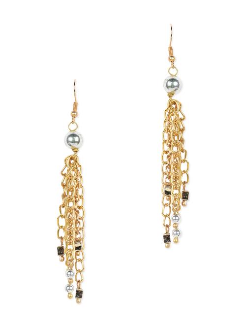 casual wear gold earrings - 984752 - Very Small Image - 1