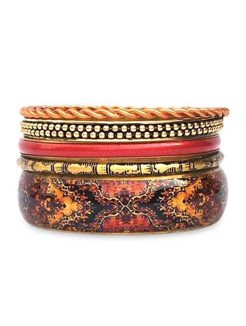 multicolor metallic bangles set - 9878813 - Very Small Image - 1