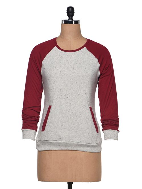 red raglan top - 988755 - Very Small Image - 1