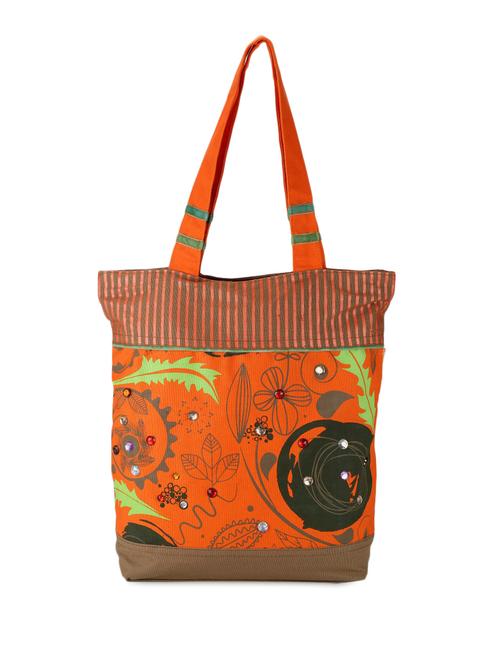 multicolor cotton arty hand bag - 993188 - Very Small Image - 1