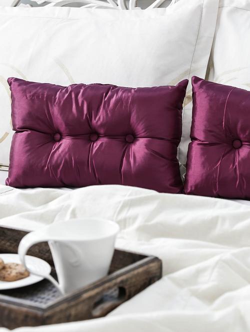 dekor world deco filled elegant pillow  (pack of 2) - 9959627 - Very Small Image - 1