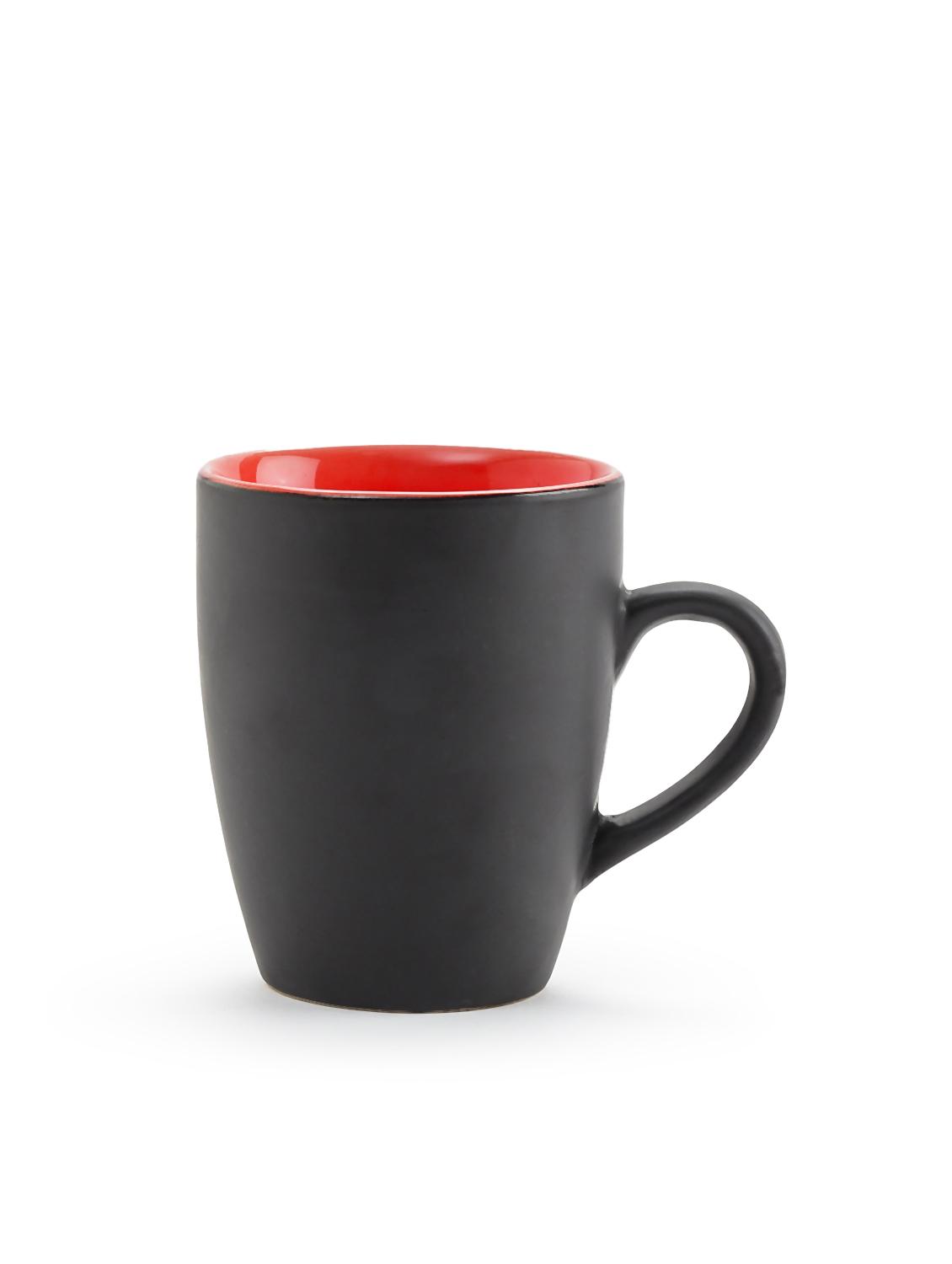 black matt finish multicolor cups (set of 6) - 9966027 - Standard Image - 4