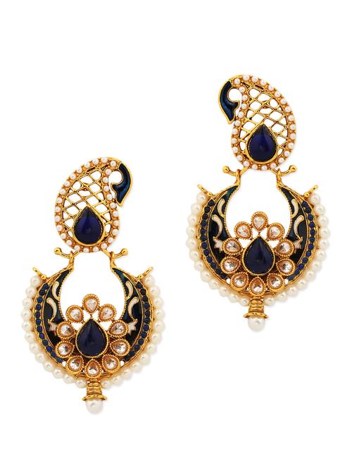 blue copper earring - 9968375 - Very Small Image - 1