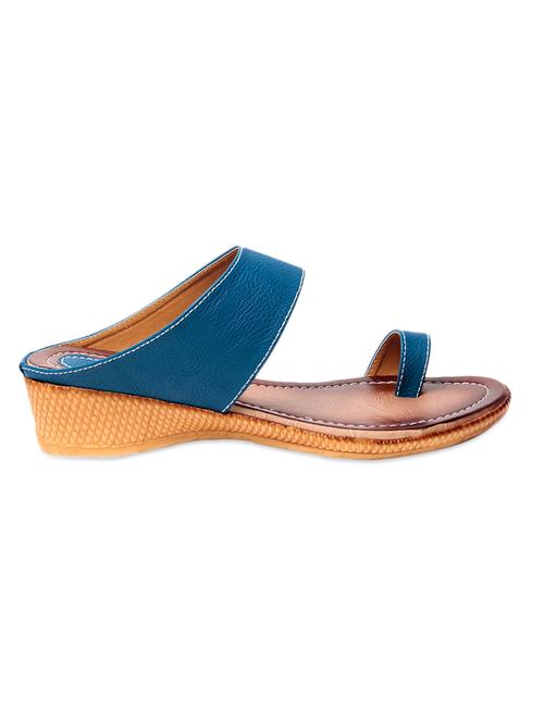 blue textured toe separator low heel - 997106 - Very Small Image - 1
