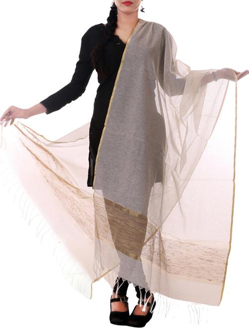 banarasi net dupatta from zain textiles - 9973102 - Very Small Image - 1