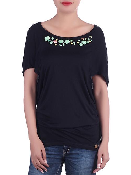 black viscose top - 9973779 - Very Small Image - 1