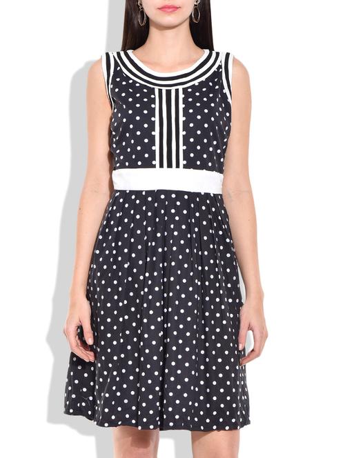 black cotton dress - 9979046 - Very Small Image - 1